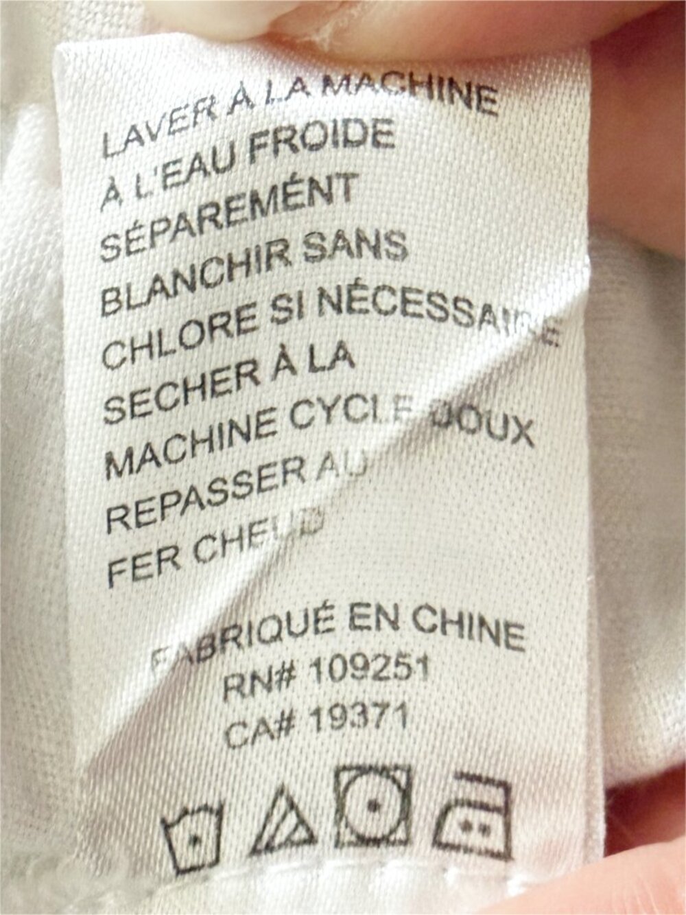Birds Of Paradis Pants White Linen Ankle Elastic Waist (missing Drawstring) L - Picture 9 of 10